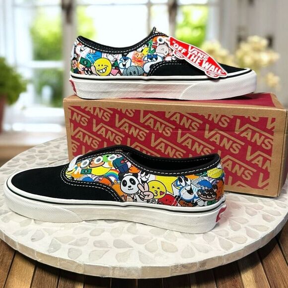 Vans x atmos Authentic "Emoji" Unisex Size 4.5 Men’s Women’s 6 – Rare Collab, Ne - Picture 9 of 14
